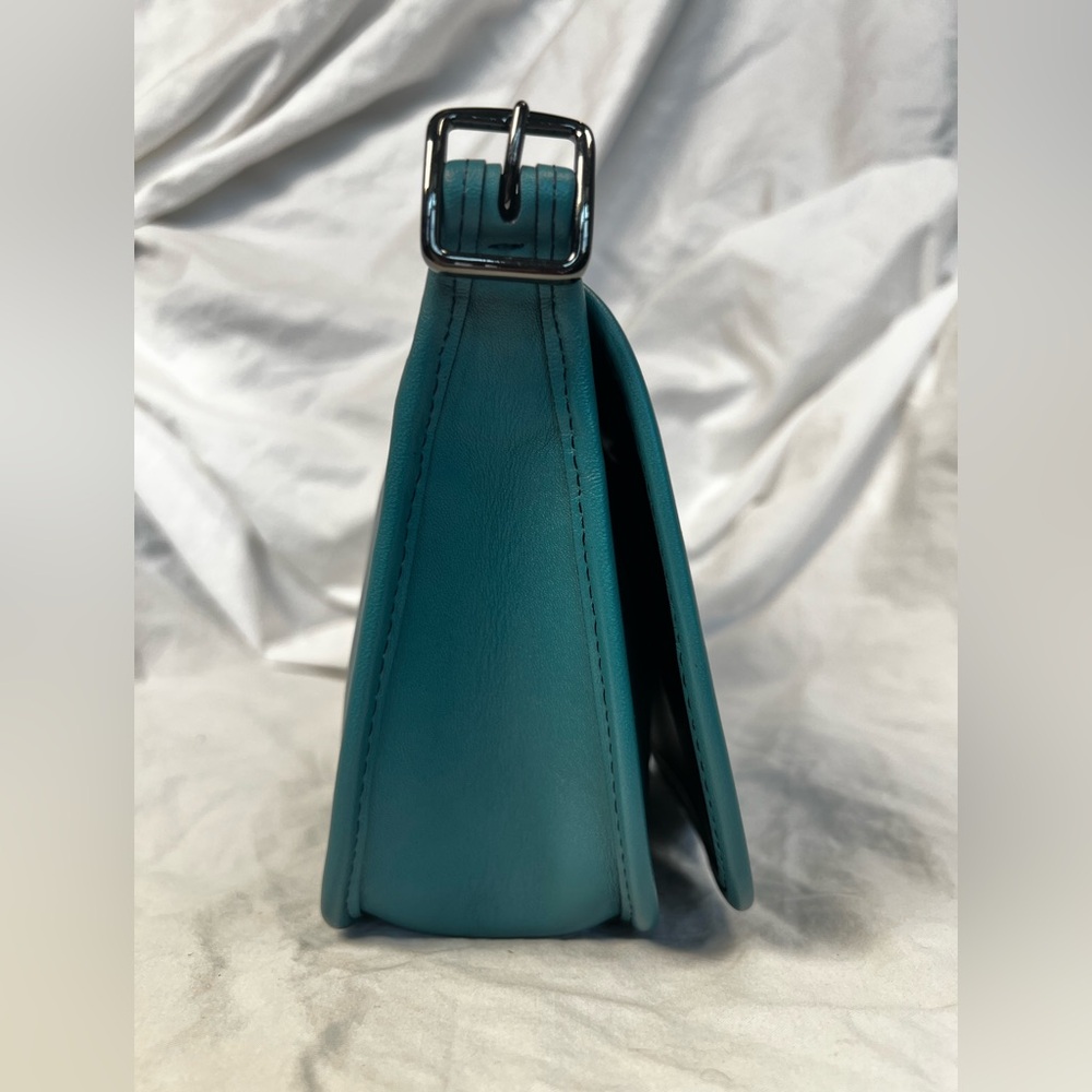 Coach 75th Anniversary Re-Edition Saddle Bag 18 - Dark Teal - Picture 7 of 12